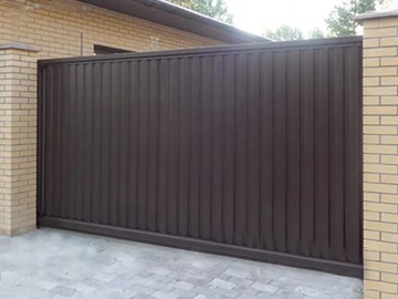 Откатные ворота Doorhan из профлиста